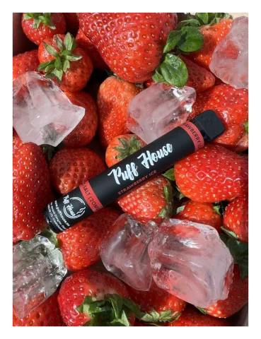 Jednorazová e-cigareta Puff House, Strawberry Ice